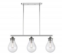 Innovations Lighting 414-3I-PC-G4144-8-LED - Genesis - 3 Light - 39 inch - Polished Chrome - Cord hung - Island Light