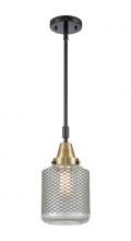 Innovations Lighting 447-1S-BAB-G262-LED - Stanton - 1 Light - 6 inch - Black Antique Brass - Mini Pendant