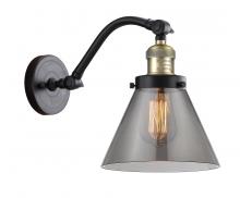 Innovations Lighting 515-1W-BAB-G43-LED - Cone - 1 Light - 8 inch - Black Antique Brass - Sconce