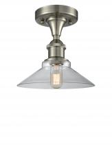 Innovations Lighting 516-1C-SN-G132-LED - Orwell - 1 Light - 8 inch - Brushed Satin Nickel - Flush Mount