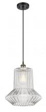 Innovations Lighting 516-1P-BAB-G212-LED - Springwater - 1 Light - 12 inch - Black Antique Brass - Cord hung - Mini Pendant