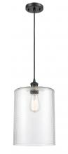 Innovations Lighting 516-1P-BK-G112-L-LED - Cobbleskill - 1 Light - 9 inch - Matte Black - Cord hung - Mini Pendant