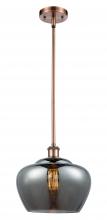 Innovations Lighting 516-1S-AC-G93-L - Fenton - 1 Light - 11 inch - Antique Copper - Mini Pendant