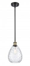 Innovations Lighting 516-1S-BAB-G372-LED - Waverly - 1 Light - 8 inch - Black Antique Brass - Mini Pendant