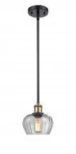 Innovations Lighting 516-1S-BAB-G92 - Fenton - 1 Light - 7 inch - Black Antique Brass - Mini Pendant