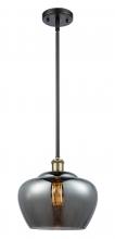 Innovations Lighting 516-1S-BAB-G93-L - Fenton - 1 Light - 11 inch - Black Antique Brass - Mini Pendant