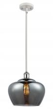 Innovations Lighting 516-1S-WPC-G93-L - Fenton - 1 Light - 11 inch - White Polished Chrome - Mini Pendant