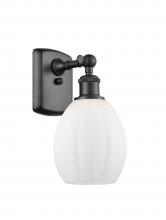 Innovations Lighting 516-1W-BK-G81-LED - Eaton - 1 Light - 6 inch - Matte Black - Sconce