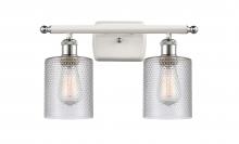 Innovations Lighting 516-2W-WPC-G112 - Cobbleskill - 2 Light - 15 inch - White Polished Chrome - Bath Vanity Light