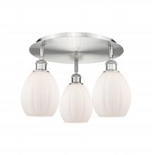 Innovations Lighting 516-3C-SN-G81 - Eaton - 3 Light - 17 inch - Satin Nickel - Flush Mount