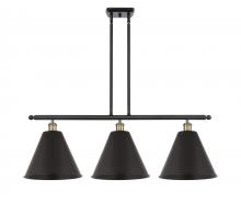 Innovations Lighting 516-3I-BAB-MBC-12-BK-LED - Berkshire - 3 Light - 39 inch - Black Antique Brass - Cord hung - Island Light