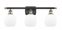 Innovations Lighting 516-3W-BAB-G101-LED - Belfast - 3 Light - 26 inch - Black Antique Brass - Bath Vanity Light