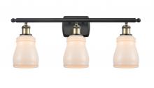 Innovations Lighting 516-3W-BAB-G391-LED - Ellery - 3 Light - 25 inch - Black Antique Brass - Bath Vanity Light