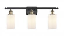 Innovations Lighting 516-3W-BAB-G801-LED - Clymer - 3 Light - 24 inch - Black Antique Brass - Bath Vanity Light