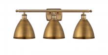 Innovations Lighting 516-3W-BB-MBD-75-BB-LED - Bristol - 3 Light - 28 inch - Brushed Brass - Bath Vanity Light