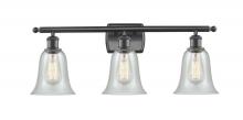 Innovations Lighting 516-3W-BK-G2812-LED - Hanover - 3 Light - 26 inch - Matte Black - Bath Vanity Light