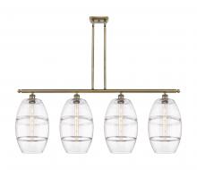 Innovations Lighting 516-4I-AB-G557-10CL - Vaz - 4 Light - 48 inch - Antique Brass - Cord hung - Island Light