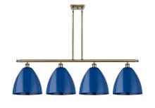 Innovations Lighting 516-4I-AB-MBD-12-BL-LED - Plymouth - 4 Light - 50 inch - Antique Brass - Cord hung - Island Light