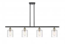 Innovations Lighting 516-4I-BAB-G1113-LED - Cobbleskill - 4 Light - 48 inch - Black Antique Brass - Cord hung - Island Light