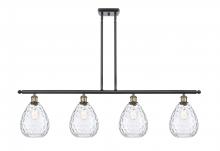 Innovations Lighting 516-4I-BAB-G372-LED - Waverly - 4 Light - 48 inch - Black Antique Brass - Cord hung - Island Light