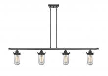  516-4I-BK-CE231-CL - Kingsbury - 4 Light - 48 inch - Matte Black - Cord hung - Island Light