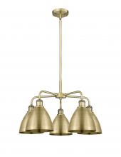 Innovations Lighting 516-5CR-AB-MBD-75-AB - Bristol - 5 Light - 26 inch - Antique Brass - Chandelier