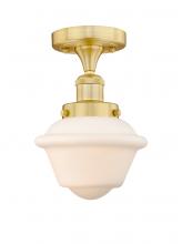 Innovations Lighting 616-1F-SG-G531 - Oxford - 1 Light - 7 inch - Satin Gold - Semi-Flush Mount