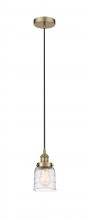 Innovations Lighting 616-1PH-AB-G513-LED - Bell - 1 Light - 5 inch - Antique Brass - Cord hung - Mini Pendant