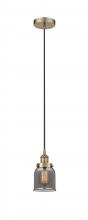 Innovations Lighting 616-1PH-AB-G53-LED - Bell - 1 Light - 5 inch - Antique Brass - Cord hung - Mini Pendant