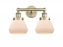  616-2W-AB-G171 - Fulton - 2 Light - 16 inch - Antique Brass - Bath Vanity Light