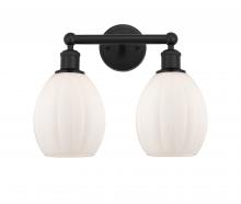 Innovations Lighting 616-2W-BK-G81 - Eaton - 2 Light - 15 inch - Matte Black - Bath Vanity Light