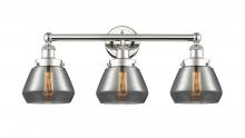  616-3W-PN-G173 - Fulton - 3 Light - 25 inch - Polished Nickel - Bath Vanity Light