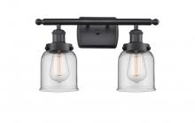 Innovations Lighting 916-2W-BK-G52-LED - Bell - 2 Light - 16 inch - Matte Black - Bath Vanity Light