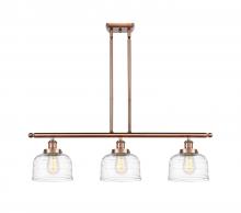 Innovations Lighting 916-3I-AC-G713-LED - Bell - 3 Light - 36 inch - Antique Copper - Stem Hung - Island Light