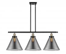 Innovations Lighting 916-3I-BAB-G43-L - Cone - 3 Light - 36 inch - Black Antique Brass - Stem Hung - Island Light