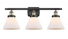 Innovations Lighting 916-3W-BAB-G41-LED - Cone - 3 Light - 28 inch - Black Antique Brass - Bath Vanity Light