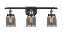 Innovations Lighting 916-3W-BAB-G53-LED - Bell - 3 Light - 26 inch - Black Antique Brass - Bath Vanity Light