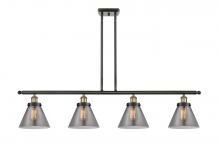 Innovations Lighting 916-4I-BAB-G43-LED - Cone - 4 Light - 48 inch - Black Antique Brass - Stem Hung - Island Light