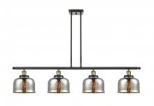  916-4I-BAB-G78-LED - Bell - 4 Light - 48 inch - Black Antique Brass - Stem Hung - Island Light