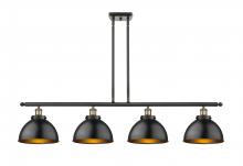 Innovations Lighting 916-4I-BAB-MFD-10-BK-LED - Derby - 4 Light - 48 inch - Black Antique Brass - Stem Hung - Island Light