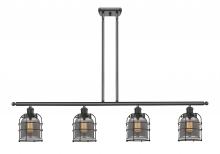 Innovations Lighting 916-4I-BK-G53-CE - Bell Cage - 4 Light - 48 inch - Matte Black - Stem Hung - Island Light