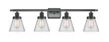 Innovations Lighting 916-4W-BK-G62 - Cone - 4 Light - 36 inch - Matte Black - Bath Vanity Light