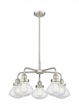  916-5CR-SN-G324 - Olean - 5 Light - 25 inch - Satin Nickel - Chandelier