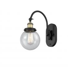  918-1W-BAB-G204-6-LED - Beacon - 1 Light - 6 inch - Black Antique Brass - Sconce