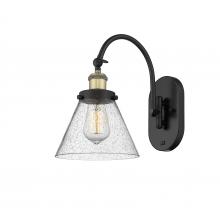  918-1W-BAB-G44-LED - Cone - 1 Light - 8 inch - Black Antique Brass - Sconce