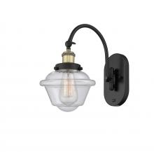  918-1W-BAB-G534-LED - Oxford - 1 Light - 8 inch - Black Antique Brass - Sconce