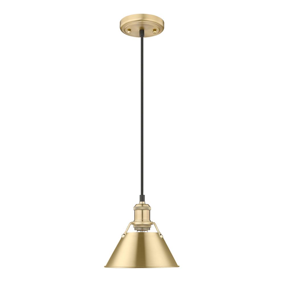 Orwell BCB Small Pendant - 7" in Brushed Champagne Bronze with Brushed Champagne Bronze shade