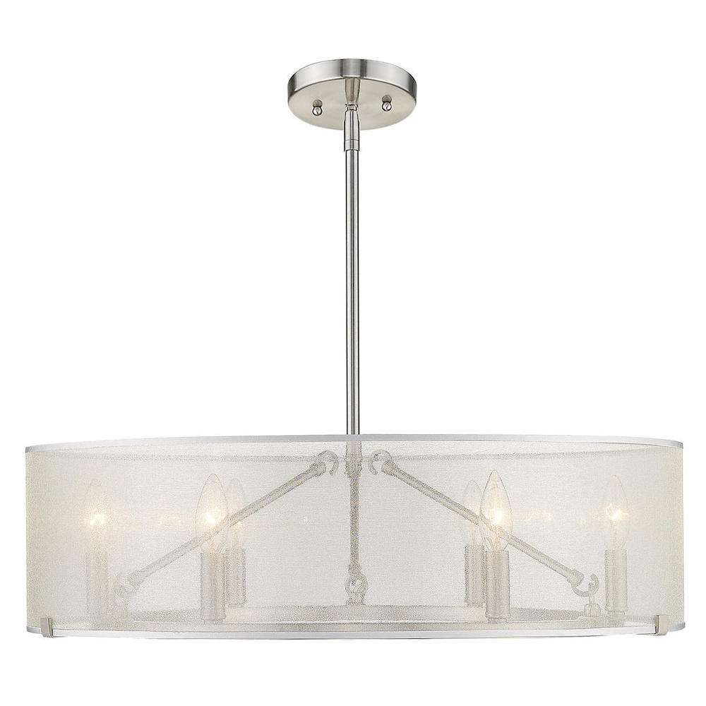 Alyssa 6 Light Chandelier - Short Rod Only