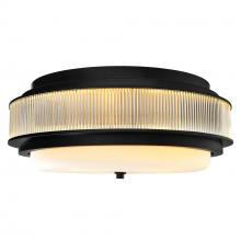  1567C18-4-101 - Valdivia 4 Light Black Flush Mount