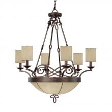 Capital 4167RT-510 - Nine Light Rustic Up Pendant